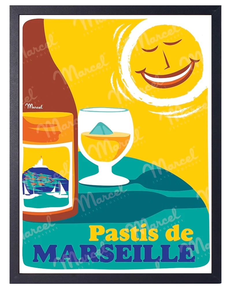 Affiche "Pastis de MARSEILLE"