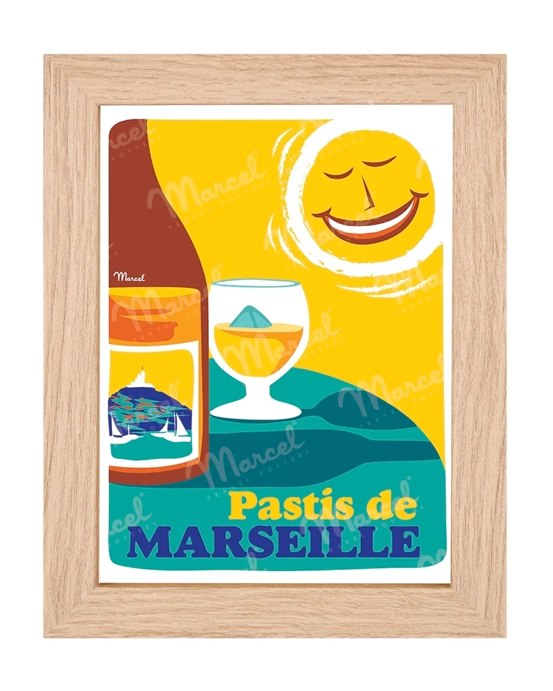 Carte Postale "Pastis de MARSEILLE"