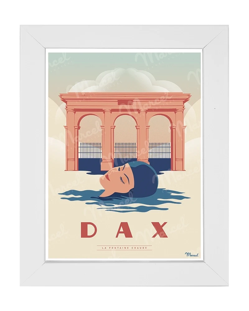 Carte Postale DAX "La Fontaine Chaude"