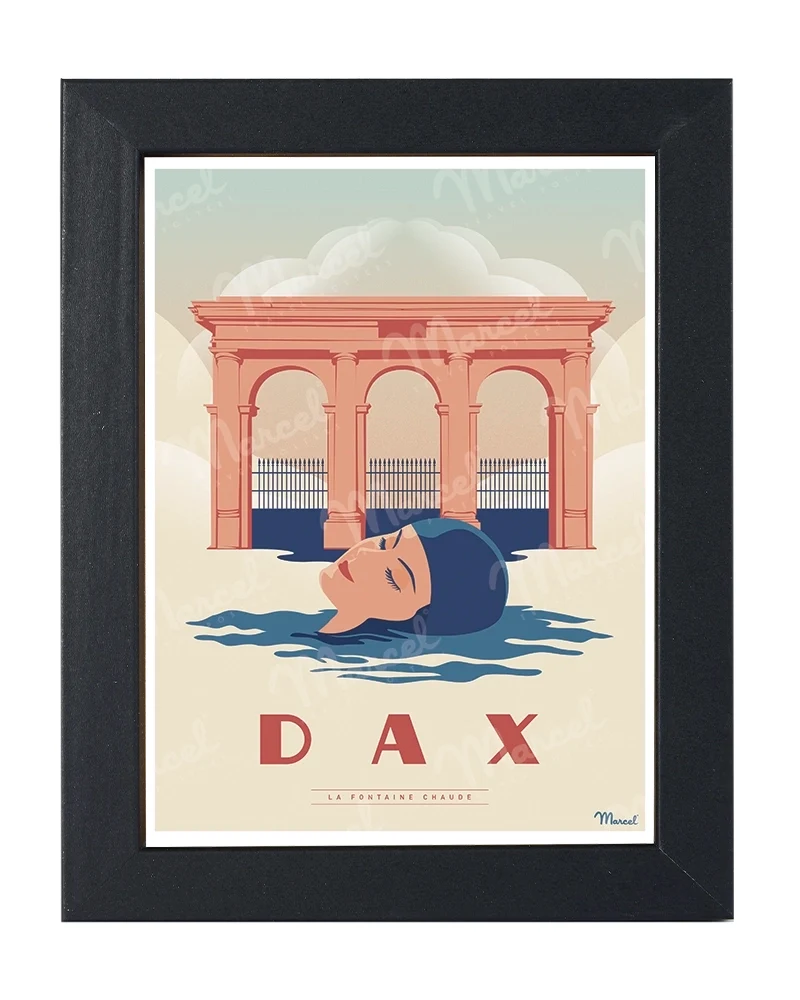Carte Postale DAX "La Fontaine Chaude"