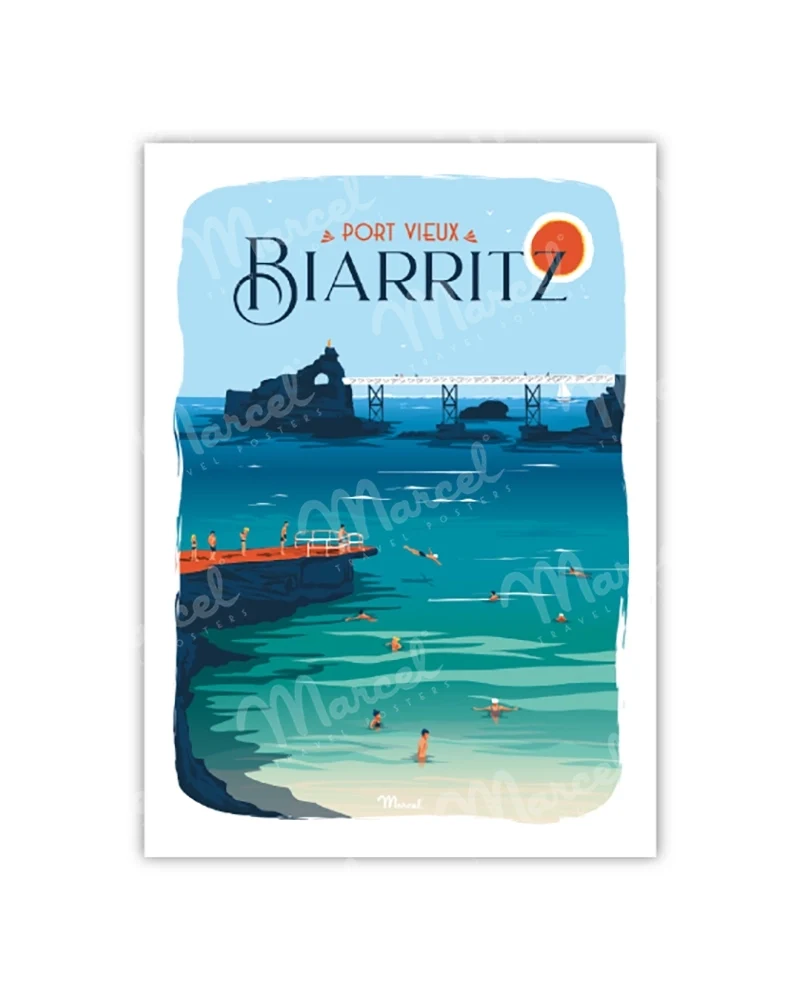 Carte Postale BIARRITZ "Port Vieux"