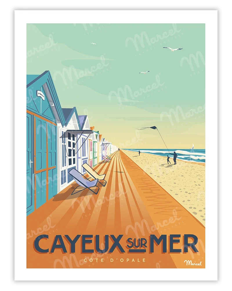 Affiche CAYEUX-SUR-MER