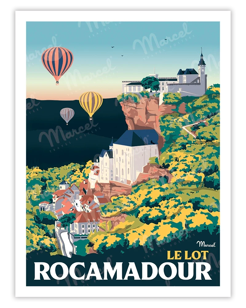 Affiche ROCAMADOUR
