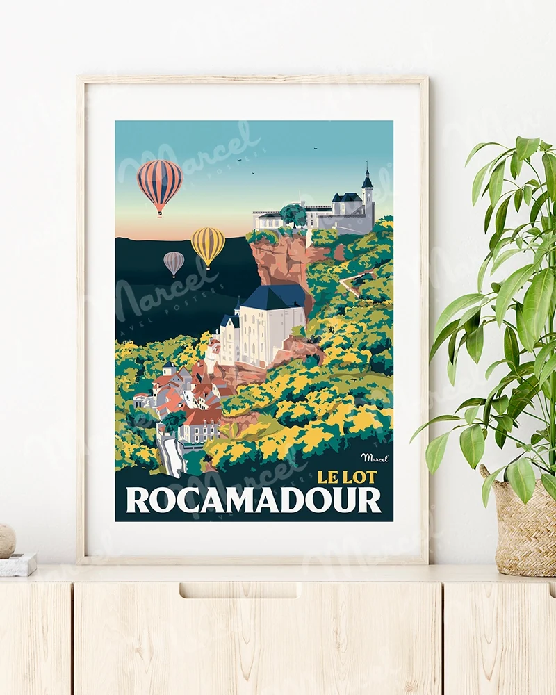 Affiche ROCAMADOUR