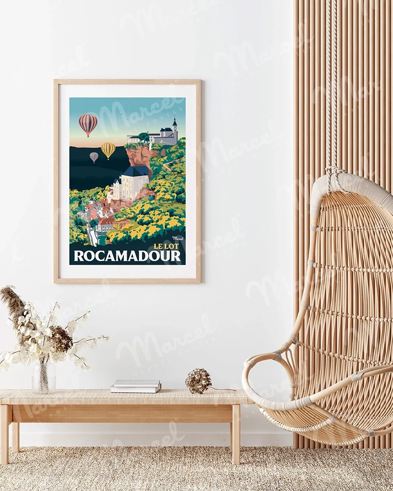 Affiche ROCAMADOUR