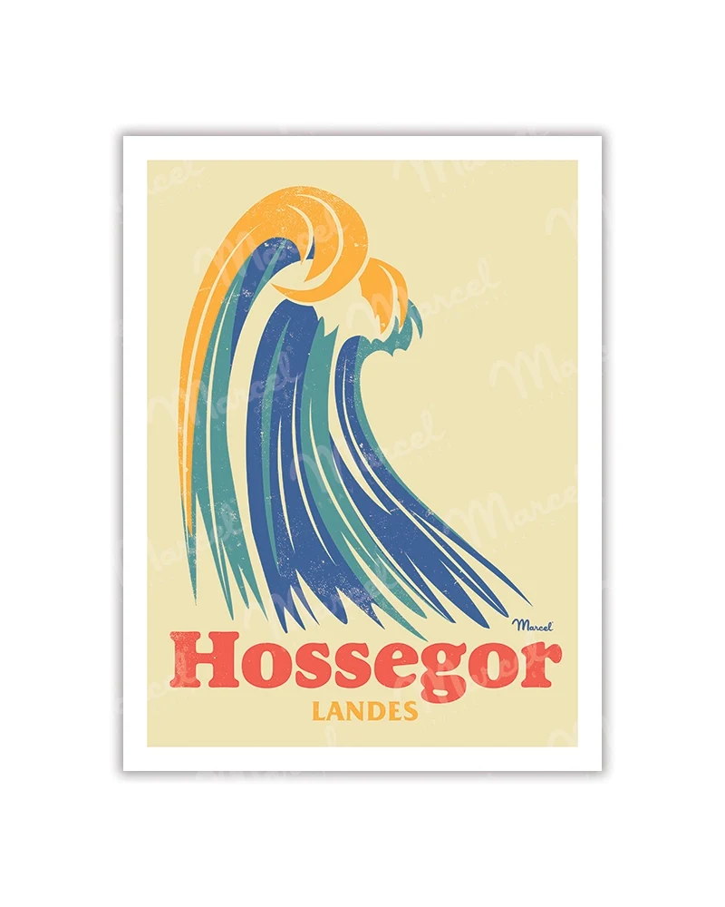 Carte Postale HOSSEGOR ''Big Wave''