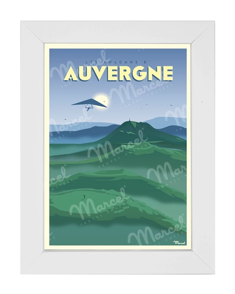 Carte Postale AUVERGNE "LES VOLCANS"