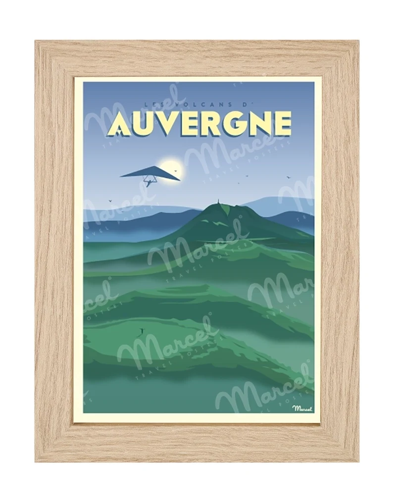 Carte Postale AUVERGNE "LES VOLCANS"