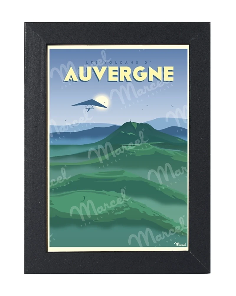 Carte Postale AUVERGNE "LES VOLCANS"