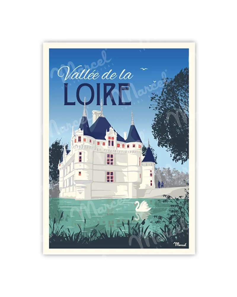 Carte Postale VALLÉE DE LA LOIRE