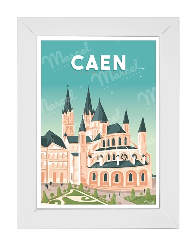 Carte Postale CAEN "L'abbaye aux hommes"