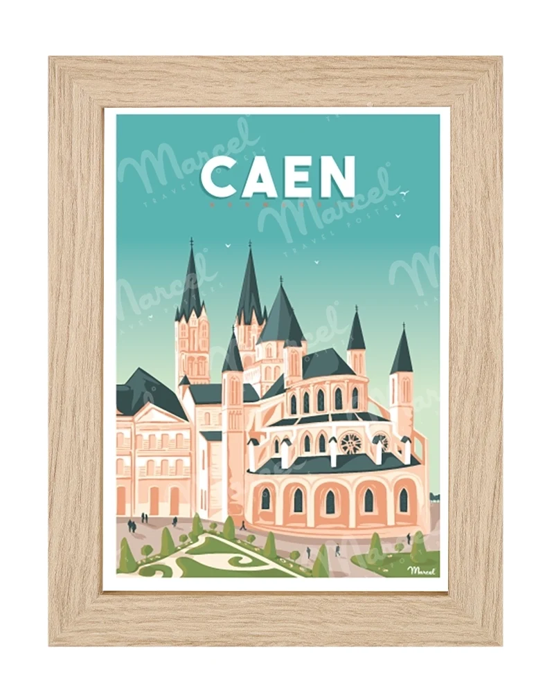 Carte Postale CAEN "L'abbaye aux hommes"