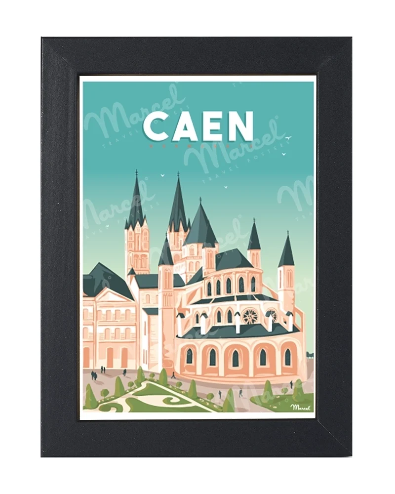 Carte Postale CAEN "L'abbaye aux hommes"