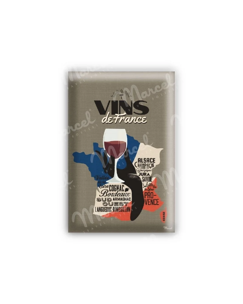 Magnet "Vins de FRANCE"