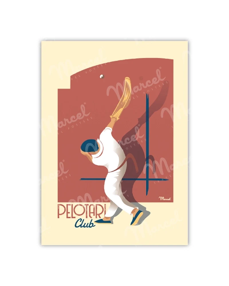 Carte Postale "Pelotari"
