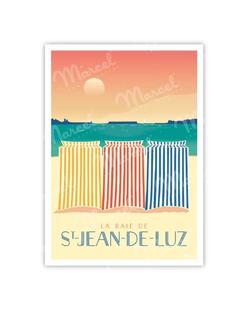 Carte Postale SAINT-JEAN-DE-LUZ "Les Tentes"