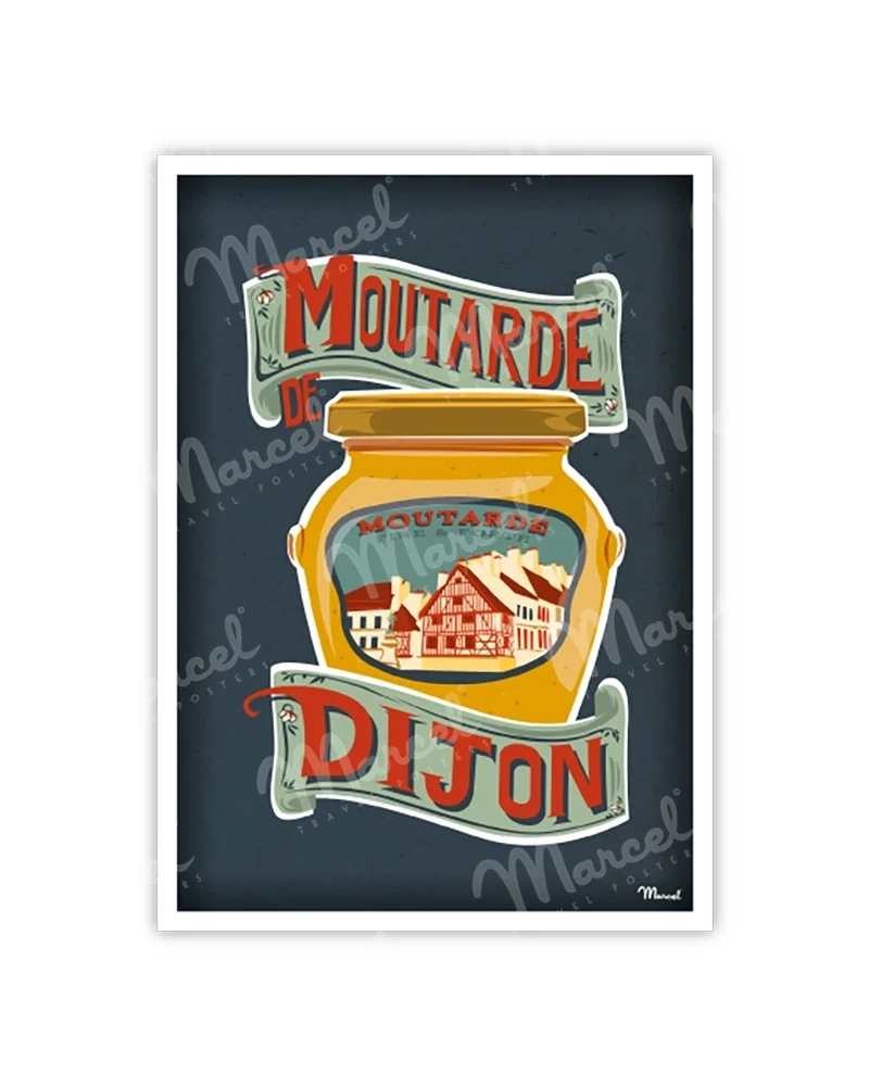 Carte Postale "Moutarde de DIJON"