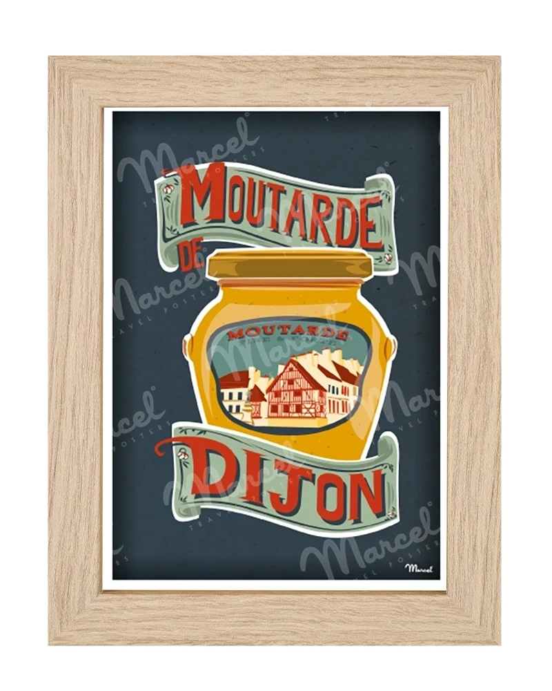 Carte Postale "Moutarde de DIJON"