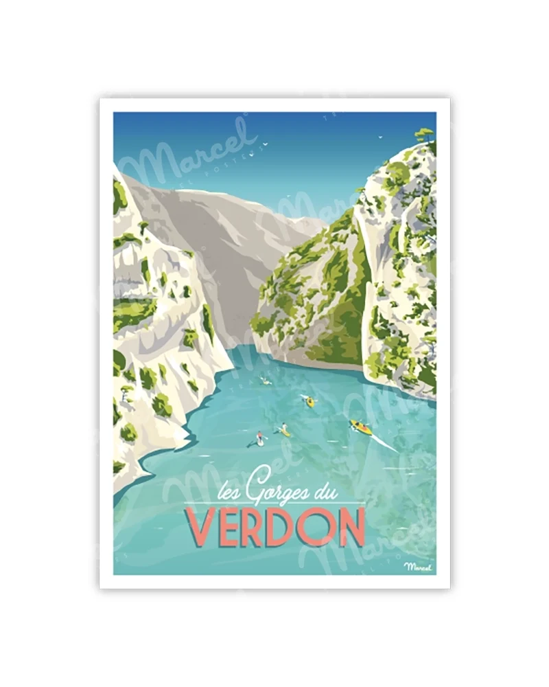 Carte Postale LES GORGES DU VERDON