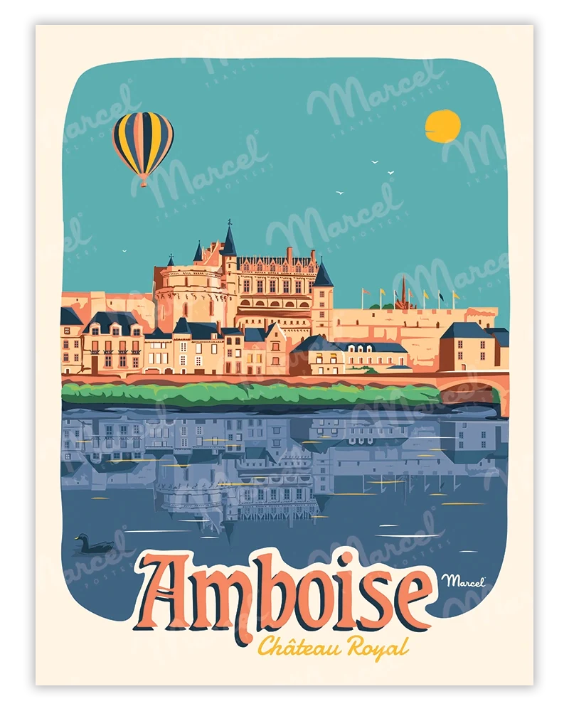 Affiche AMBOISE "Château Royal"