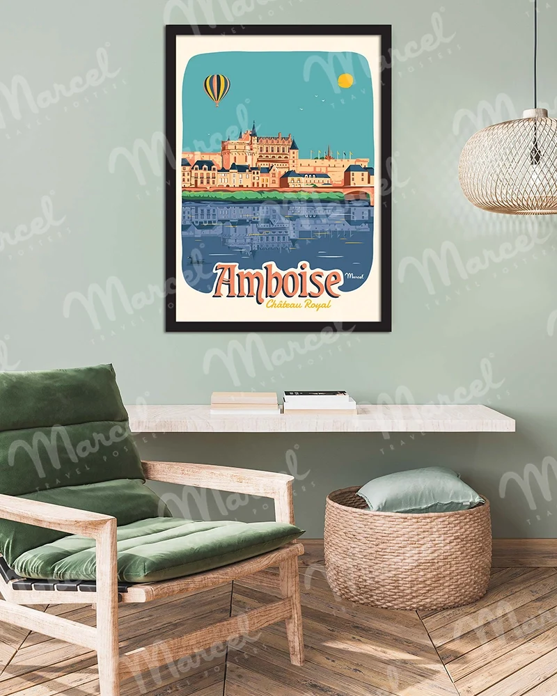 Affiche AMBOISE "Château Royal"