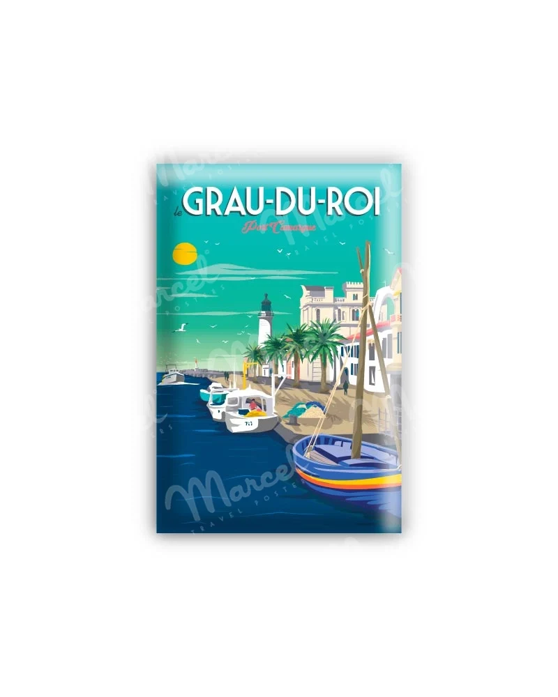 Magnet LE GRAU DU ROI "Port Camargue"