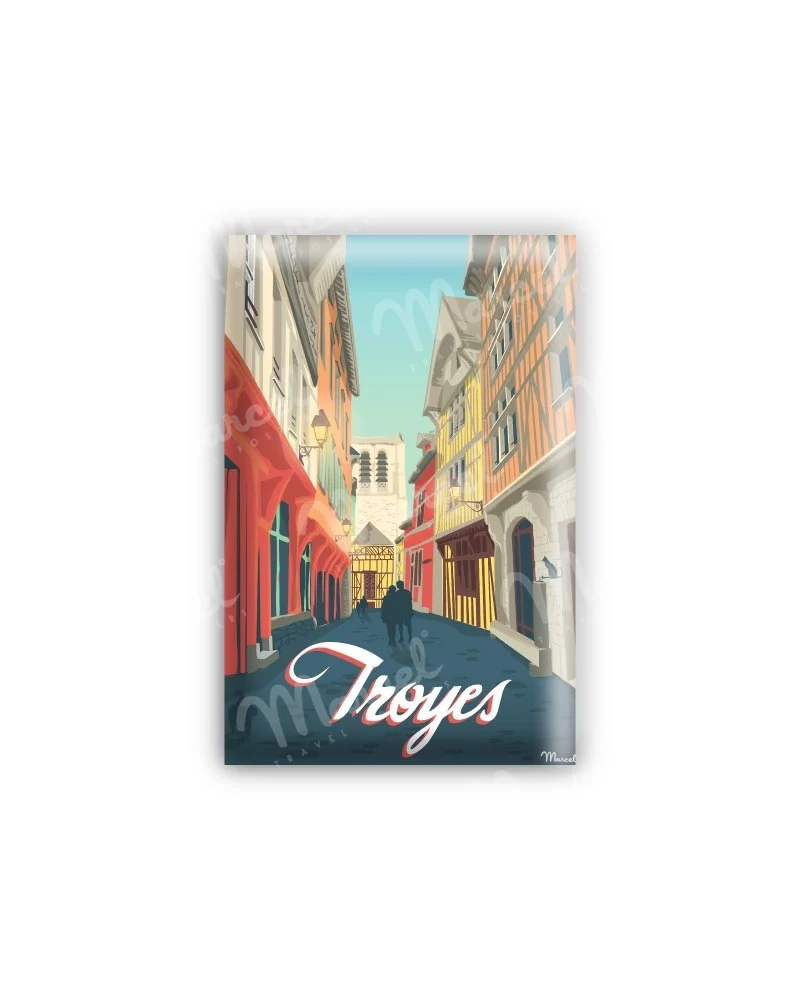 Magnet TROYES "Ruelle des chats"