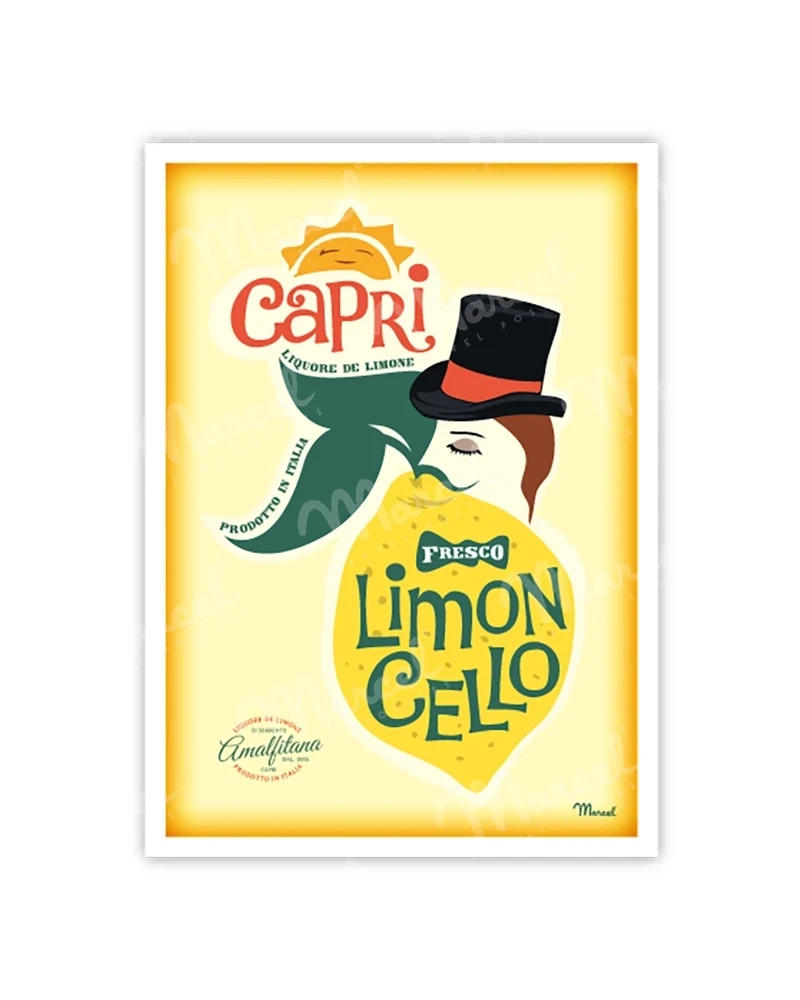 Carte Postale "Limoncello"