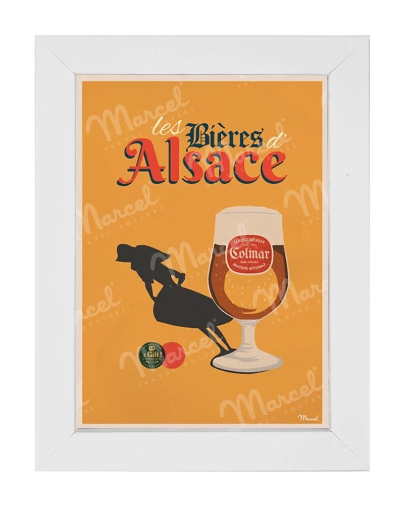 Carte Postale "Bières d'ALSACE"