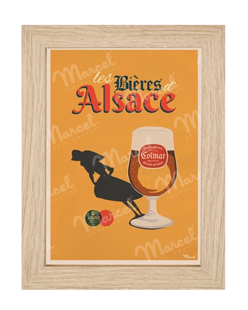 Carte Postale "Bières d'ALSACE"