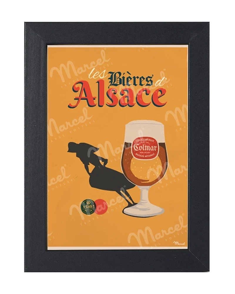 Carte Postale "Bières d'ALSACE"
