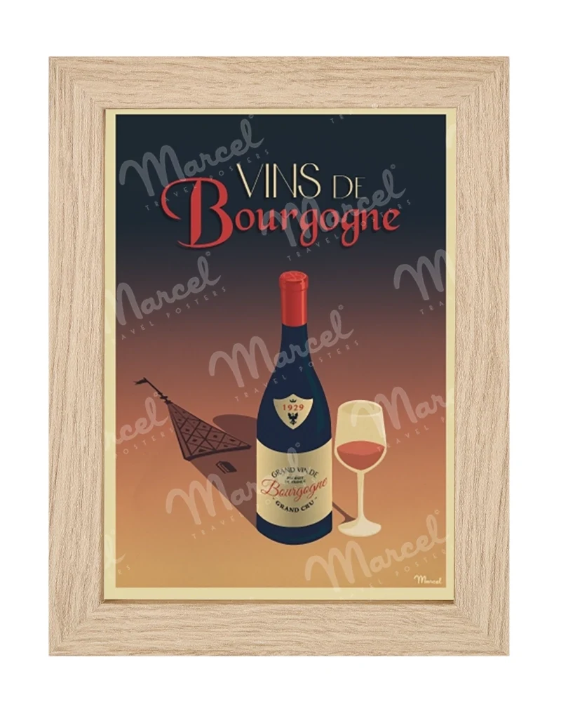 Carte Postale "Vins de BOURGOGNE"