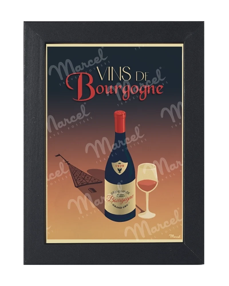 Carte Postale "Vins de BOURGOGNE"