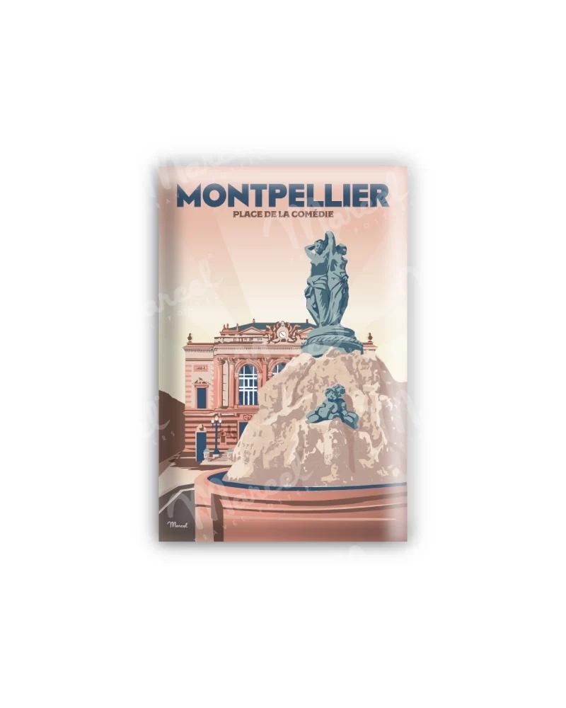Magnet MONTPELLIER "Place de la Comédie"