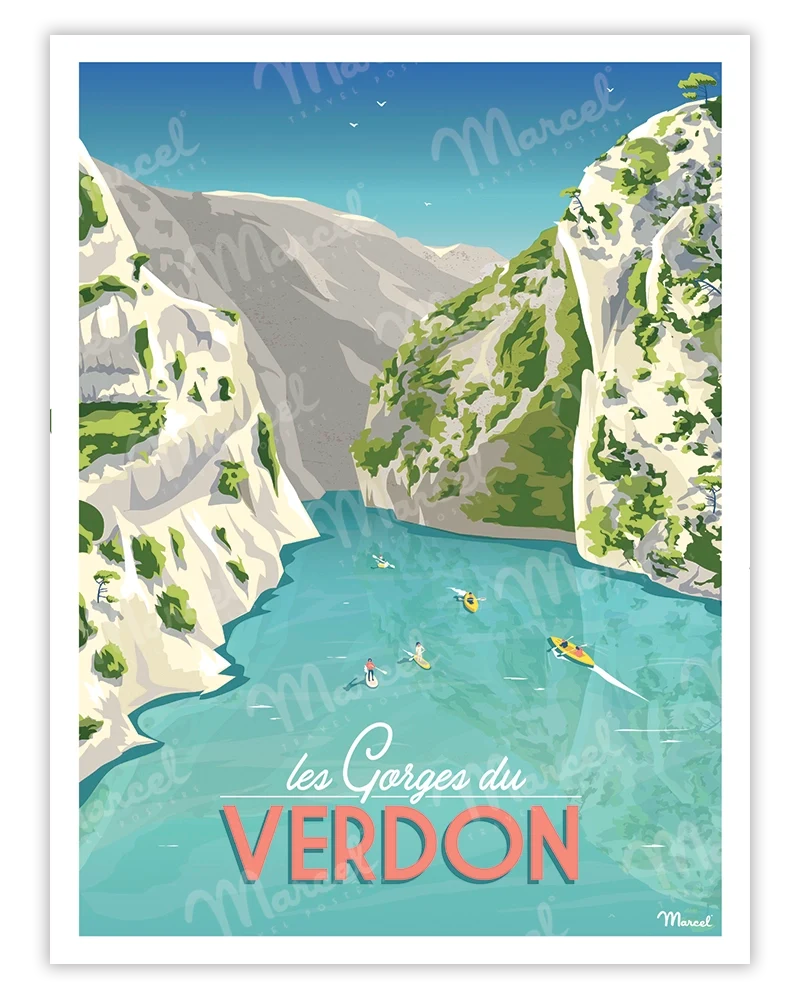 Affiche LES GORGES DU VERDON