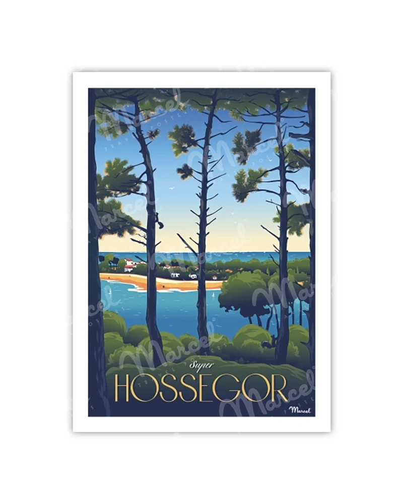 Carte Postale HOSSEGOR "Super Hossegor"