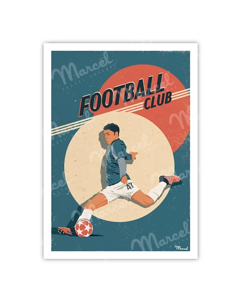 Carte Postale "Football Club"
