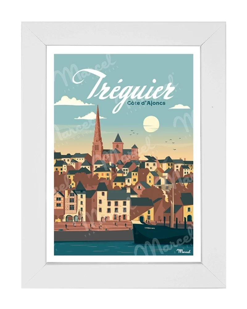 Carte Postale TRÉGUIER "Côte D'Ajoncs"