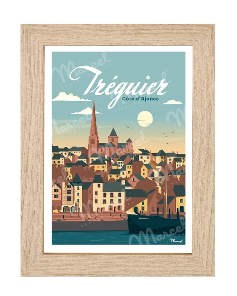 Carte Postale TRÉGUIER "Côte D'Ajoncs"