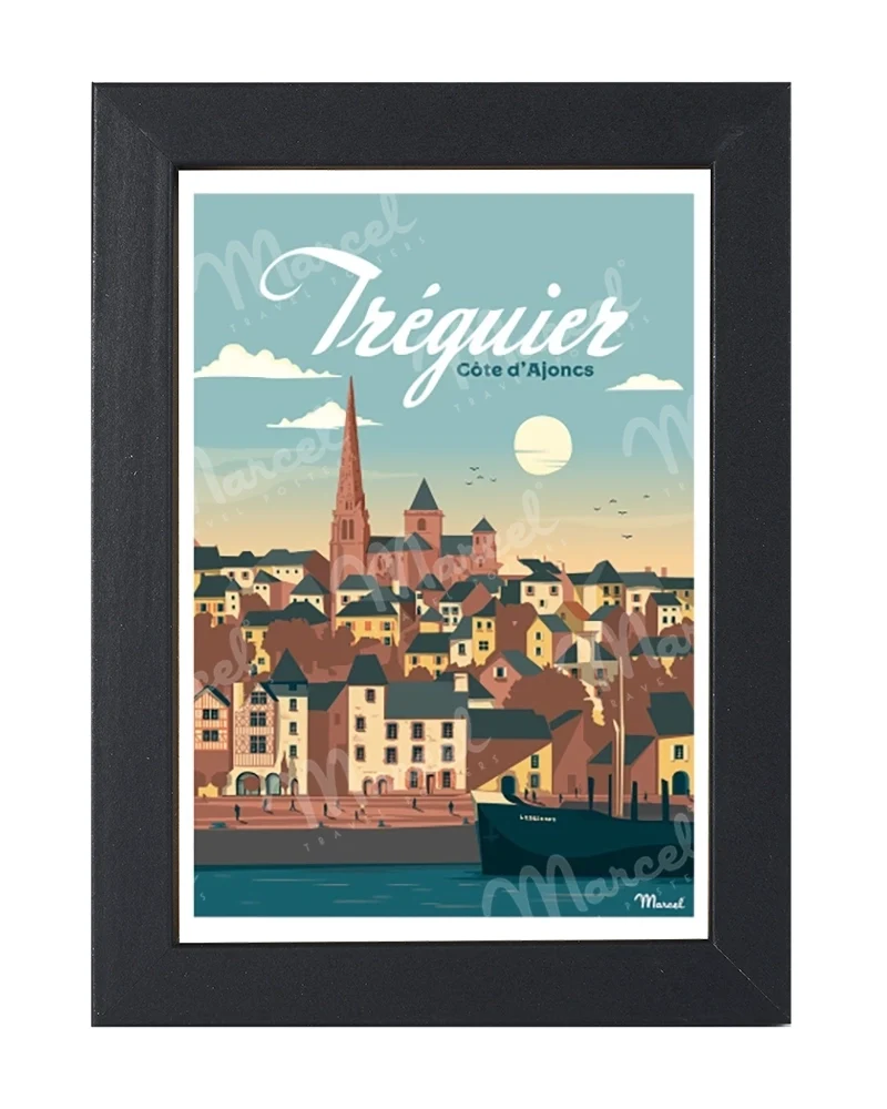 Carte Postale TRÉGUIER "Côte D'Ajoncs"