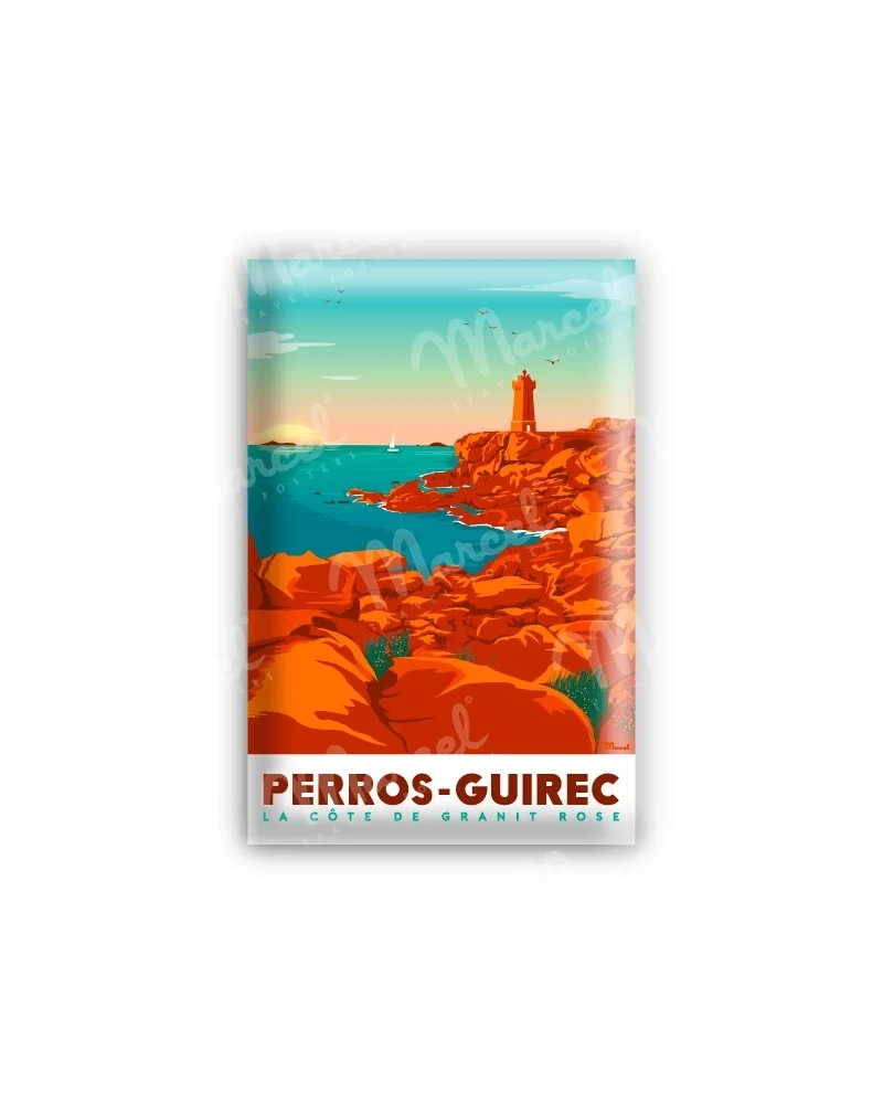 Magnet PERROS-GUIREC "La Côte de Granit Rose"