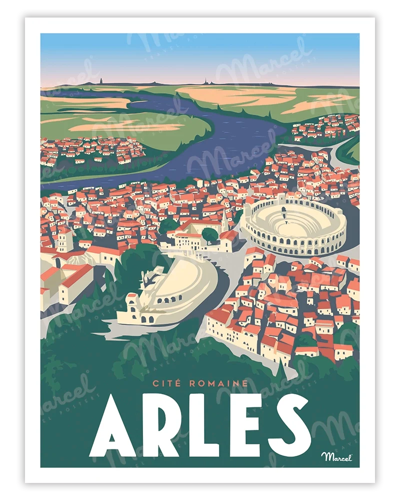 Affiche ARLES "Cité Romaine"