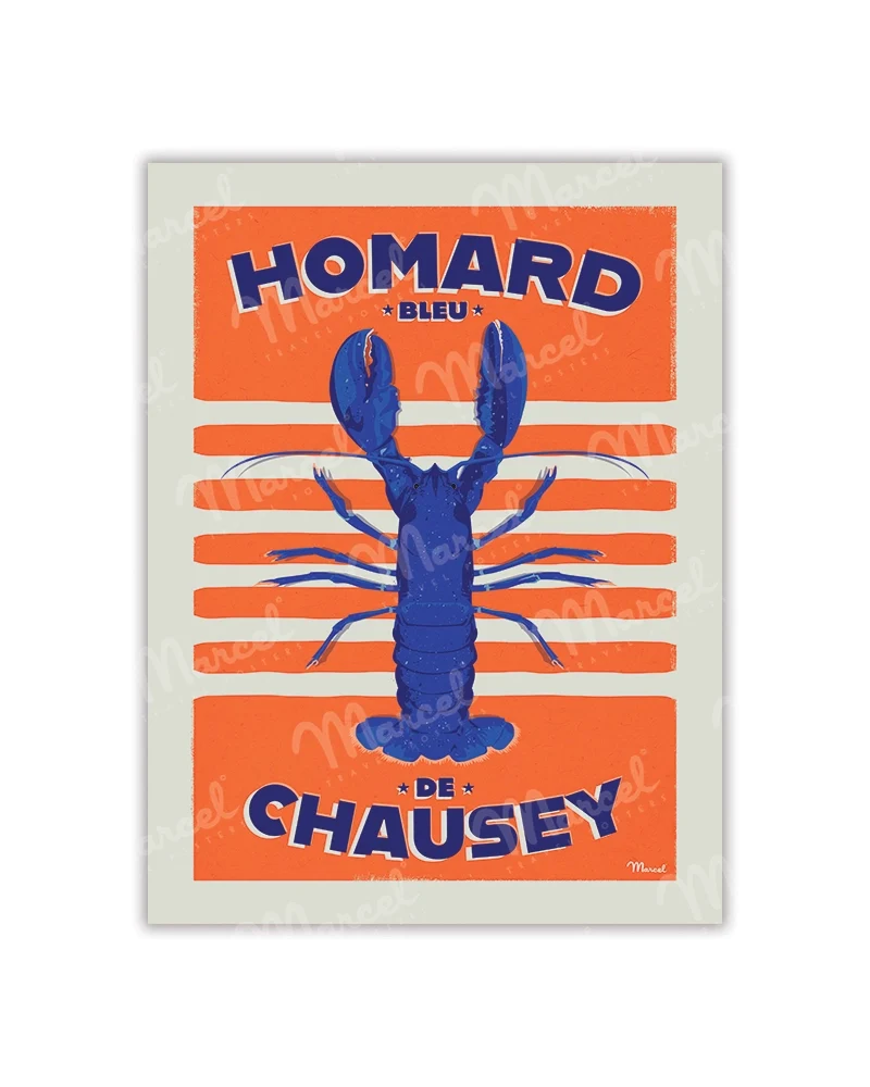 Carte Postale "Homard Bleu de CHAUSEY"