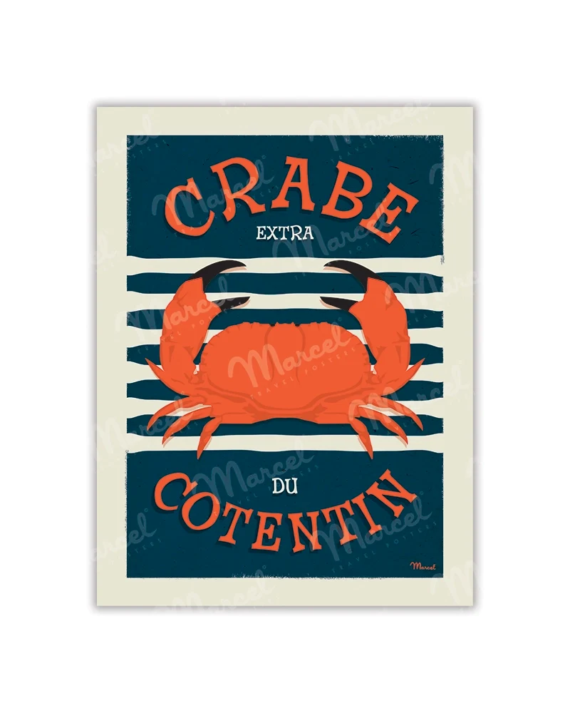 Carte Postale "Crabe du COTENTIN"