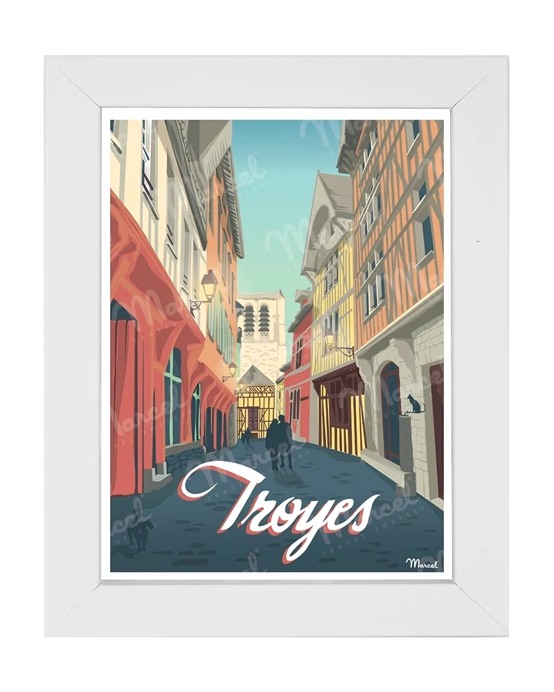 Carte Postale TROYES "Ruelle des Chats"