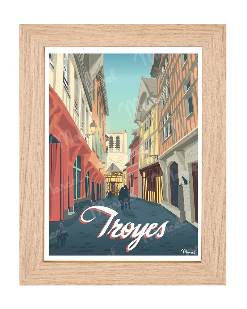 Carte Postale TROYES "Ruelle des Chats"