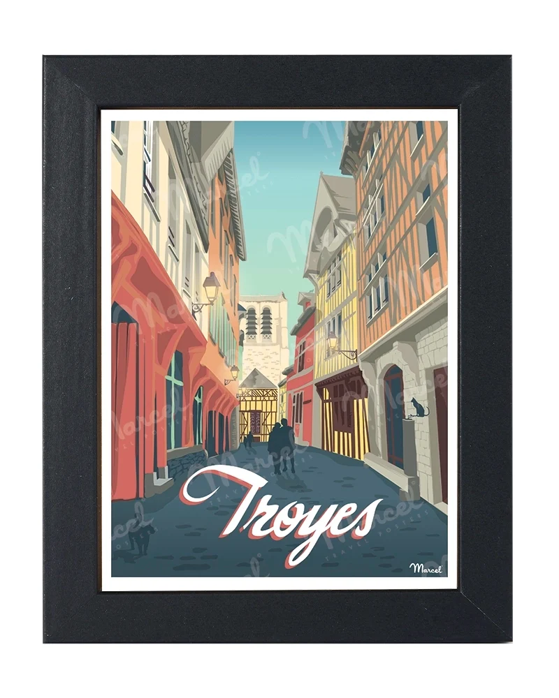 Carte Postale TROYES "Ruelle des Chats"