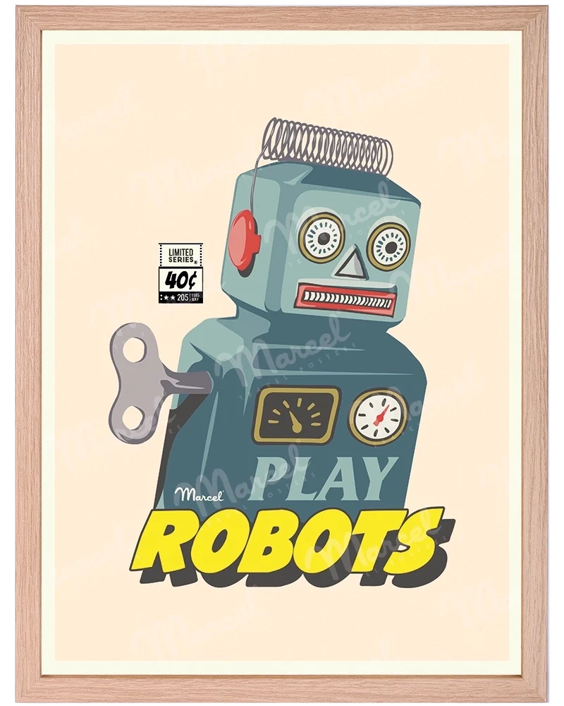 Affiche "Plays Robots"