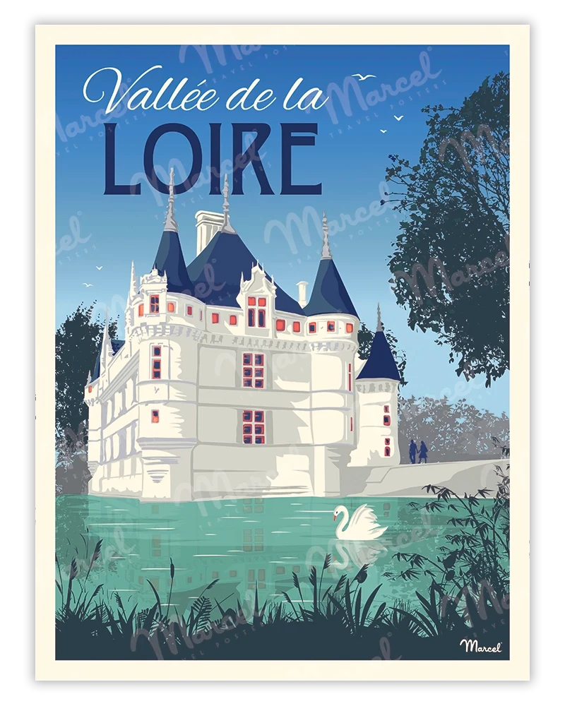 Affiche VALLÉE DE LA LOIRE