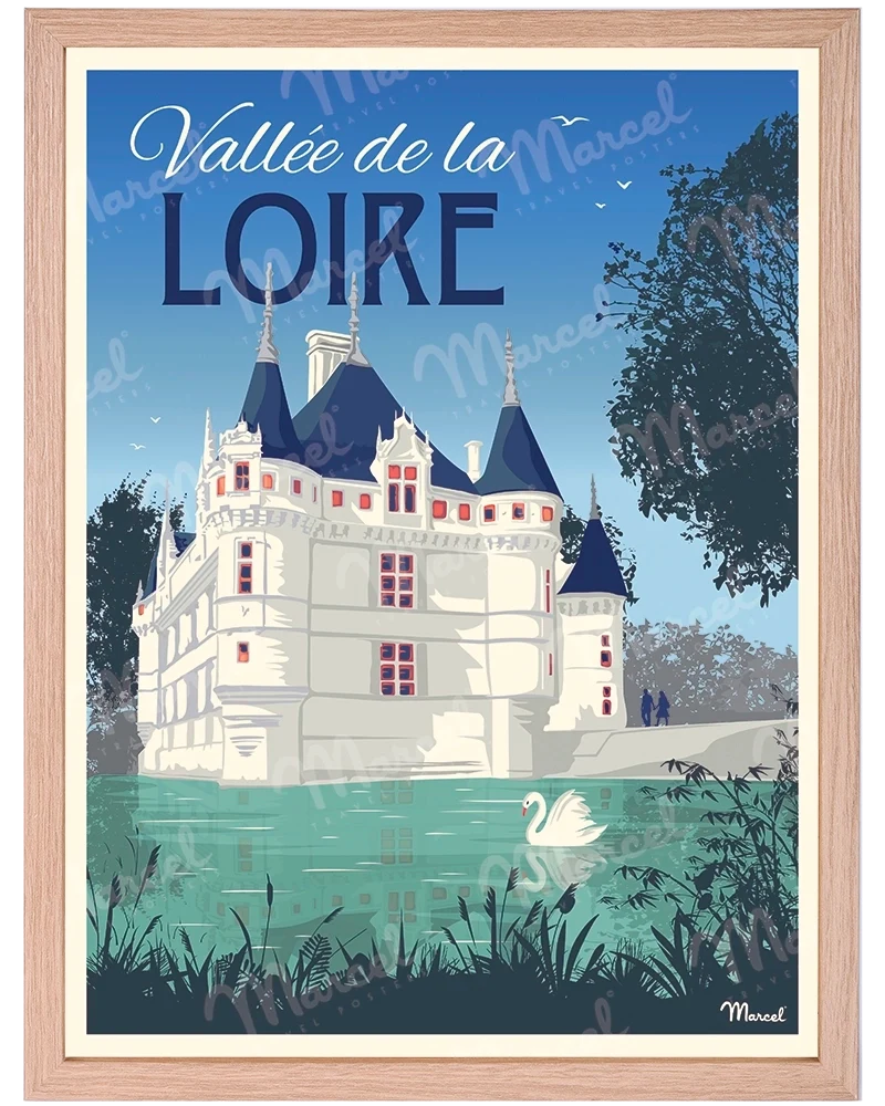 Affiche VALLÉE DE LA LOIRE
